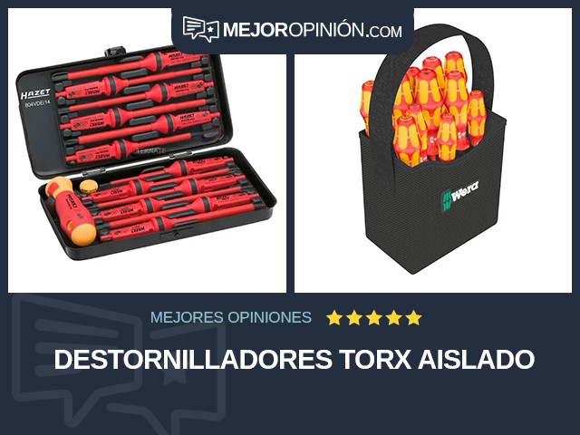 Destornilladores Torx Aislado