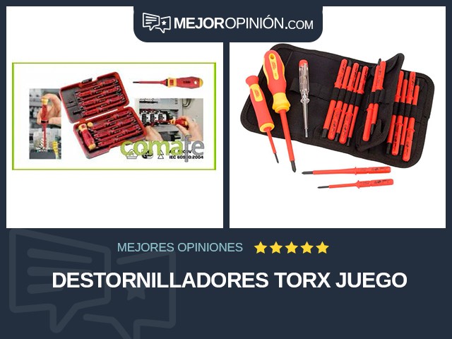 Destornilladores Torx Juego