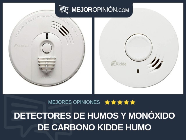 Detectores de humos y monóxido de carbono Kidde Humo