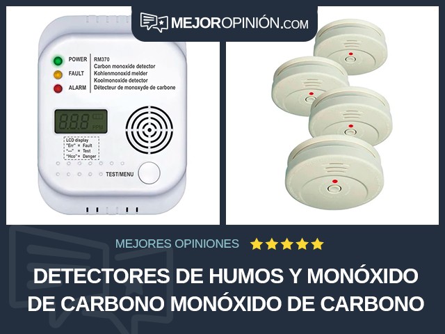 Detectores de humos y monóxido de carbono Monóxido de carbono Smartwares