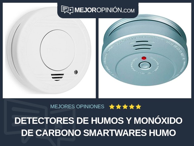 Detectores de humos y monóxido de carbono Smartwares Humo