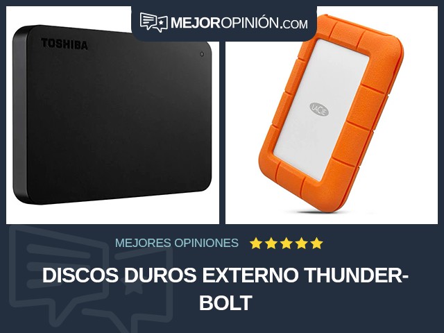 Discos duros Externo Thunderbolt