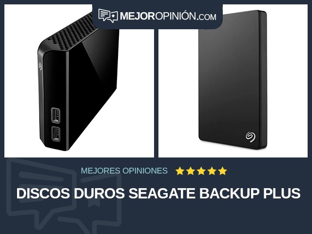 Discos duros Seagate Backup Plus