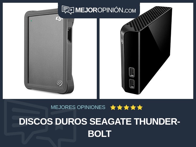 Discos duros Seagate Thunderbolt