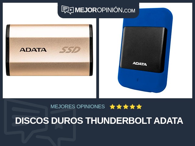 Discos duros Thunderbolt ADATA