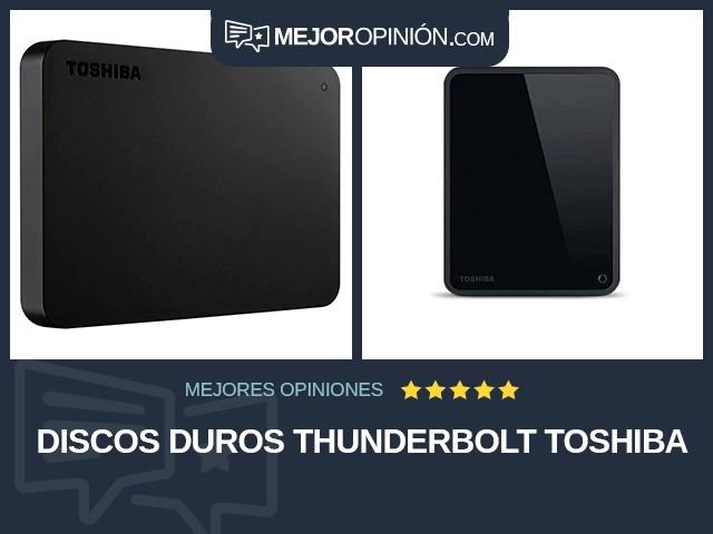 Discos duros Thunderbolt Toshiba