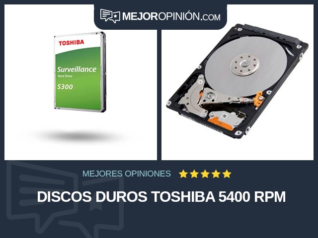 Discos duros Toshiba 5400 rpm