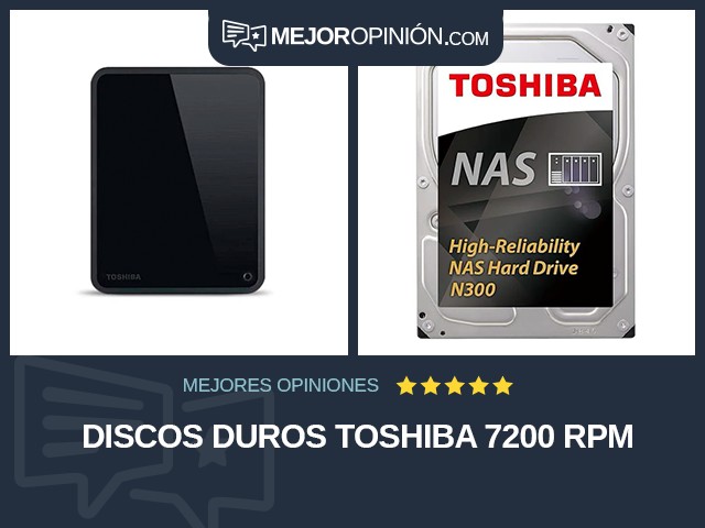 Discos duros Toshiba 7200 rpm