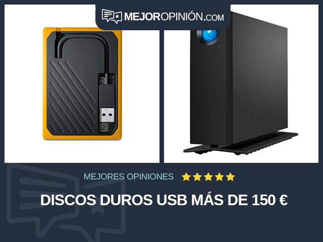 Discos duros USB Más de 150 €