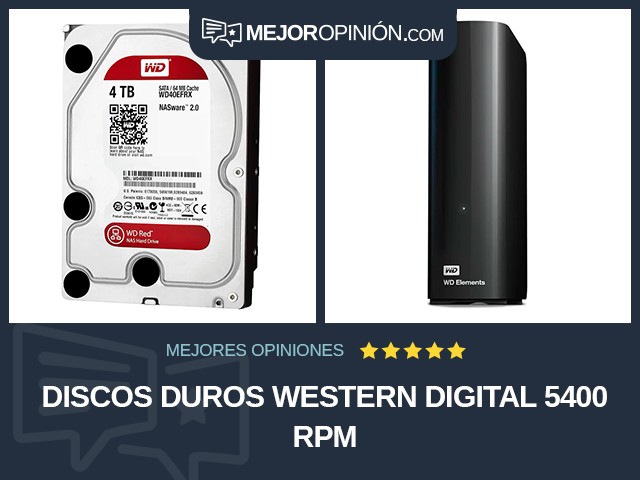 Discos duros Western Digital 5400 rpm