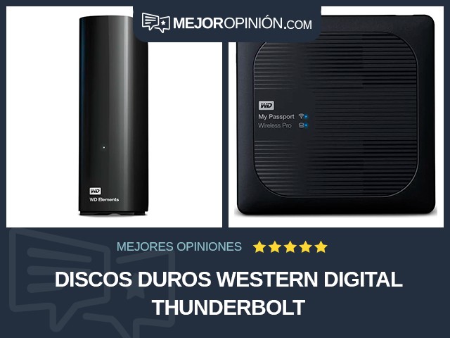 Discos duros Western Digital Thunderbolt