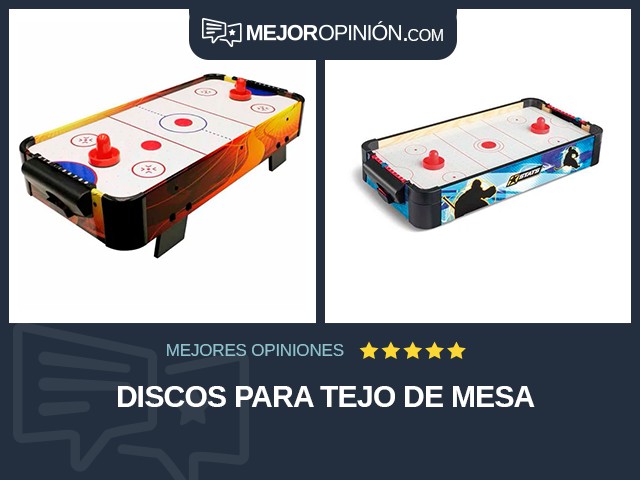 Discos para tejo de mesa