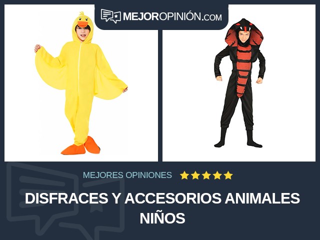 Disfraces y accesorios Animales Niños