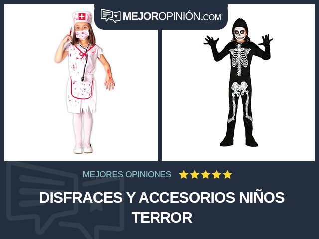 Disfraces y accesorios Niños Terror