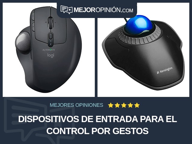 Dispositivos de entrada para el control por gestos