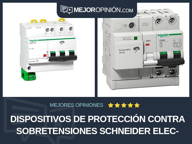 Dispositivos de protección contra sobretensiones Schneider Electric