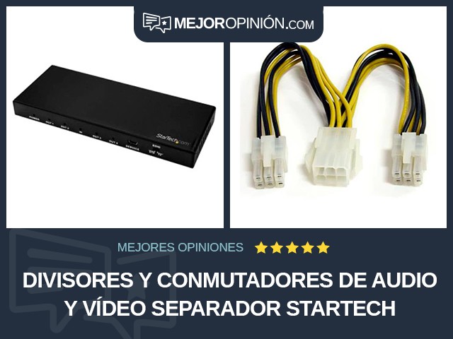 Divisores y conmutadores de audio y vídeo Separador StarTech