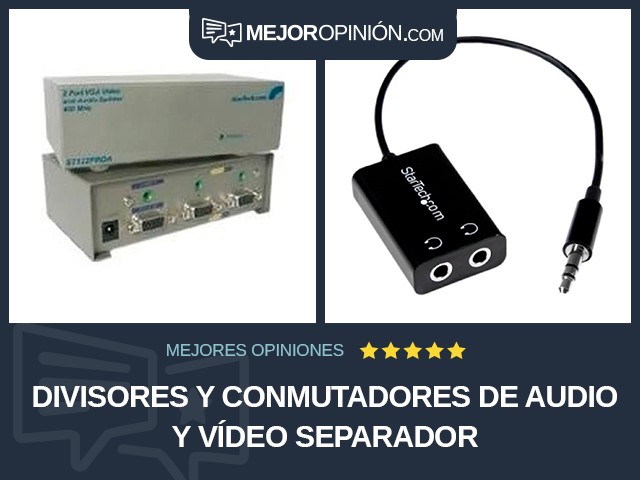 Divisores y conmutadores de audio y vídeo Separador