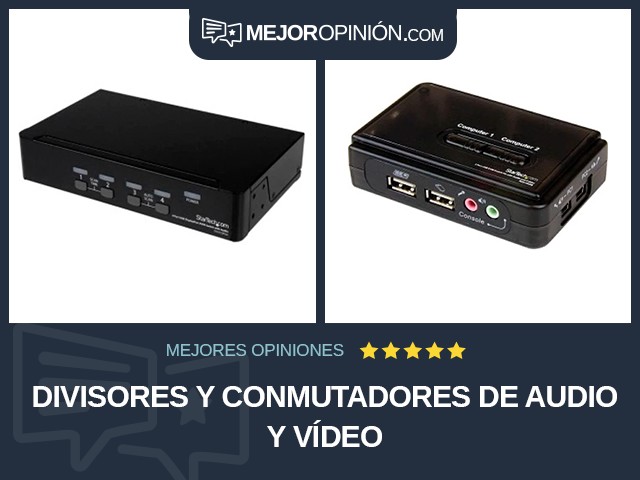 Divisores y conmutadores de audio y vídeo