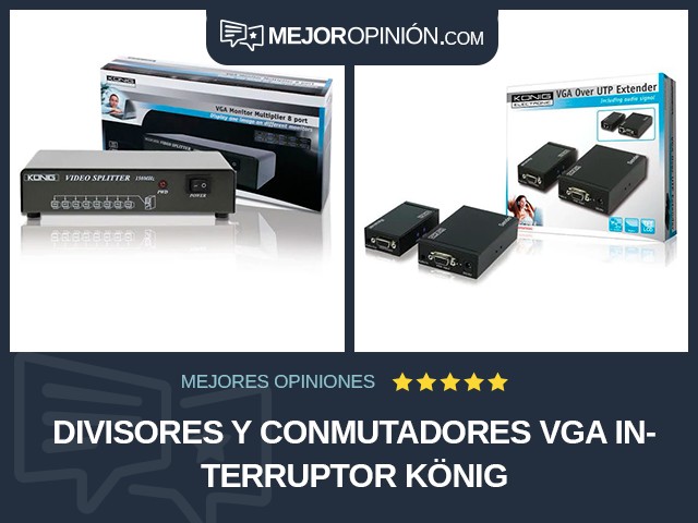 Divisores y conmutadores VGA Interruptor König