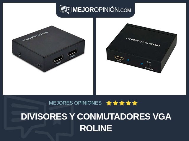 Divisores y conmutadores VGA ROLINE