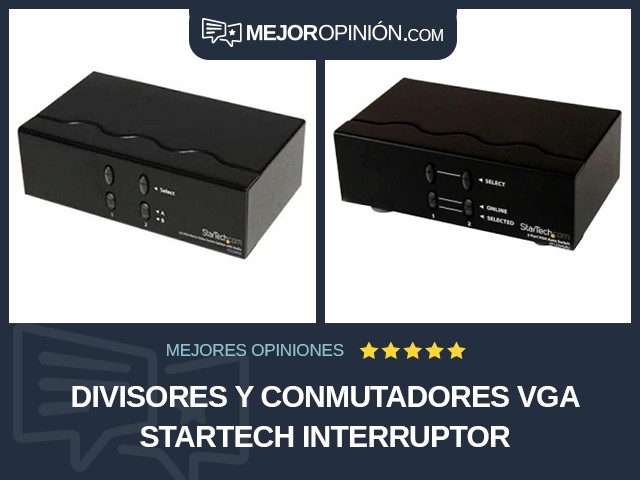 Divisores y conmutadores VGA StarTech Interruptor