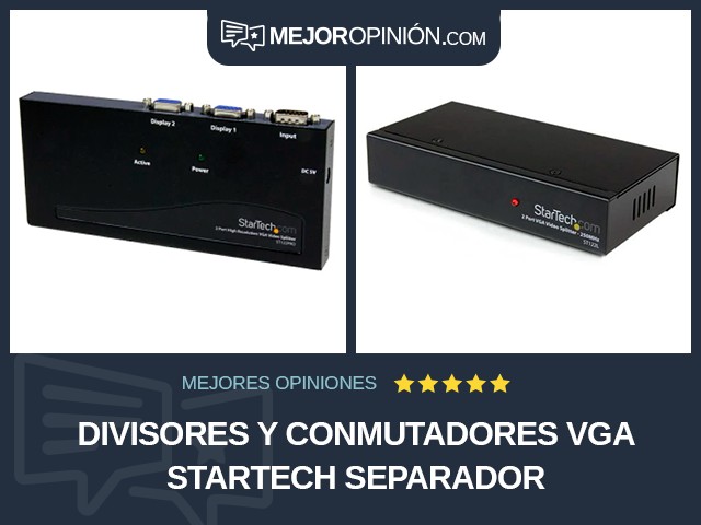Divisores y conmutadores VGA StarTech Separador