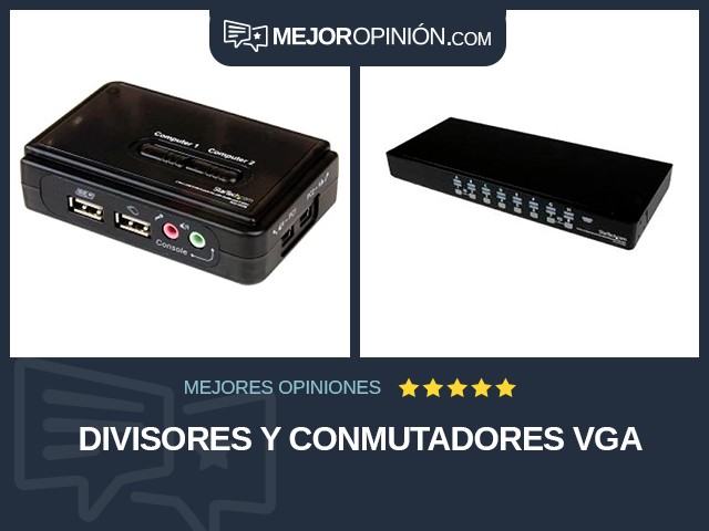 Divisores y conmutadores VGA