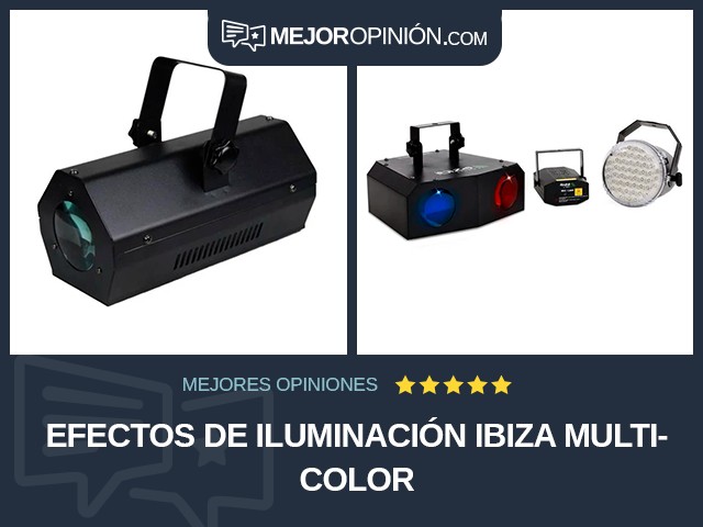 Efectos de iluminación Ibiza Multicolor