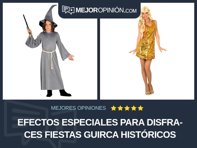 Efectos especiales para disfraces Fiestas Guirca Históricos