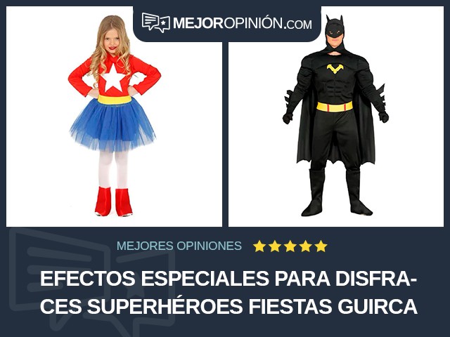 Efectos especiales para disfraces Superhéroes Fiestas Guirca