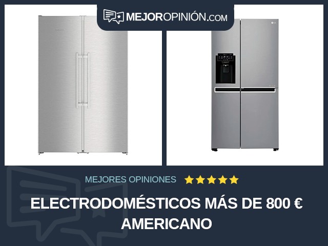 Electrodomésticos Más de 800 € Americano