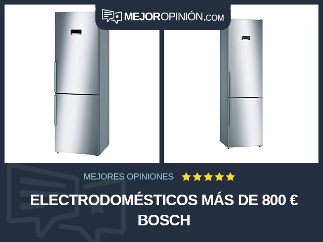 Electrodomésticos Más de 800 € Bosch