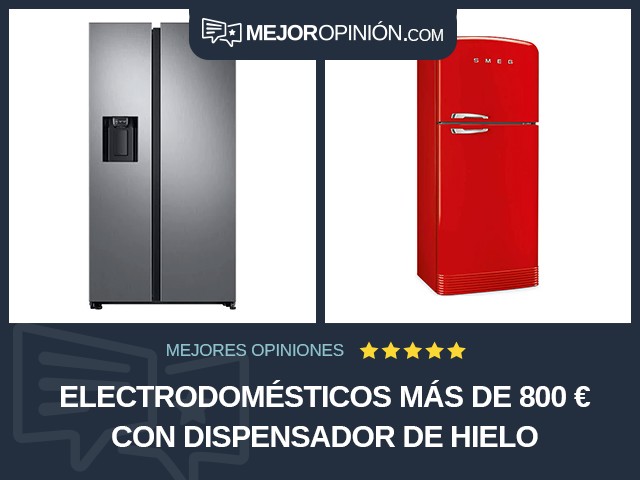 Electrodomésticos Más de 800 € Con dispensador de hielo