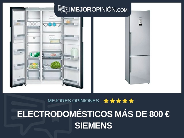 Electrodomésticos Más de 800 € Siemens