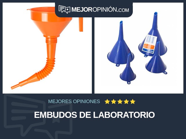 Embudos de laboratorio