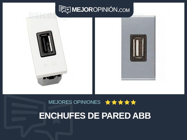 Enchufes de pared ABB