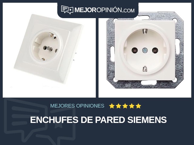 Enchufes de pared Siemens