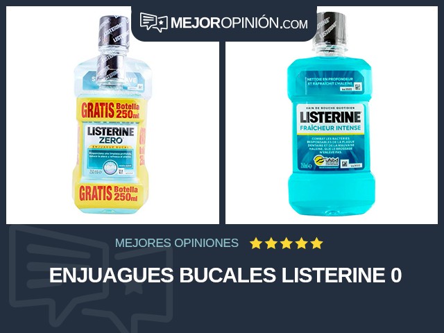 Enjuagues bucales Listerine 0