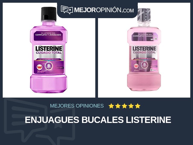 Enjuagues bucales Listerine