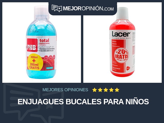 Enjuagues bucales Para niños