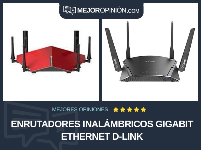 Enrutadores inalámbricos Gigabit Ethernet D-Link