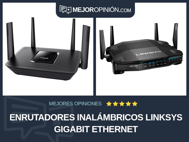 Enrutadores inalámbricos Linksys Gigabit Ethernet