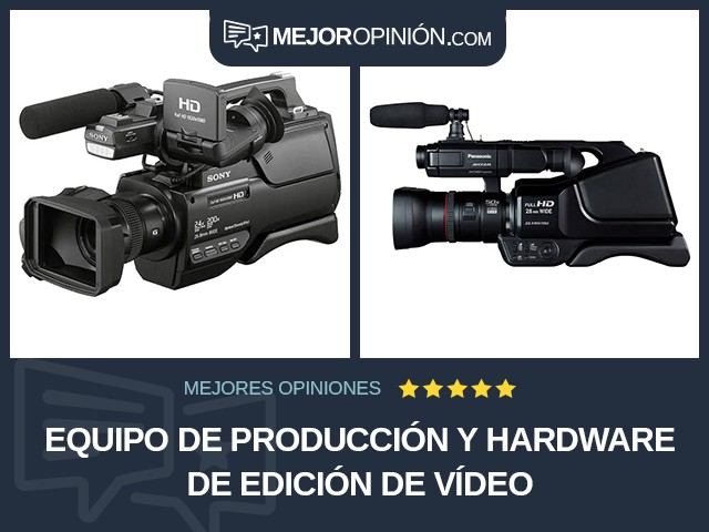 Equipo de producción y hardware de edición de vídeo