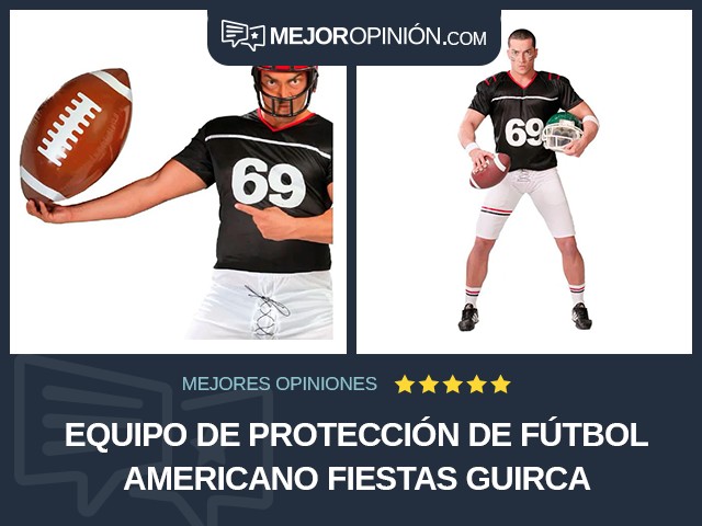 Equipo de protección de fútbol americano Fiestas Guirca