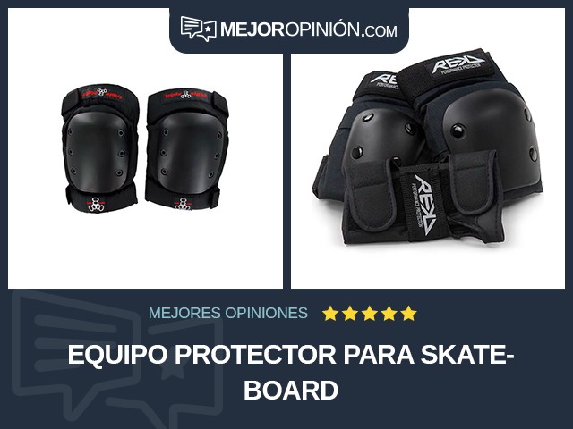 Equipo protector para skateboard
