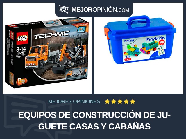 Equipos de construcción de juguete Casas y cabañas