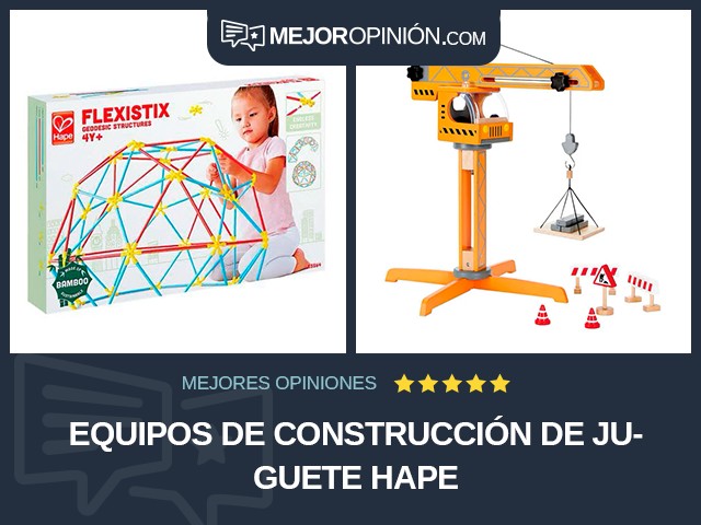 Equipos de construcción de juguete Hape