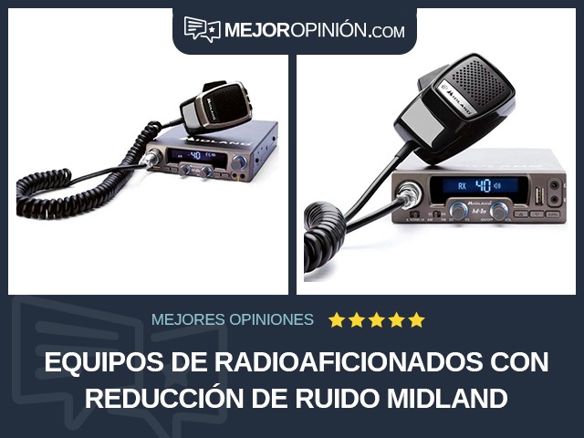 Equipos de radioaficionados Con reducción de ruido Midland