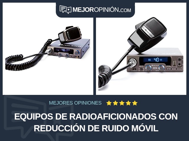 Equipos de radioaficionados Con reducción de ruido Móvil